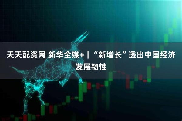 天天配资网 新华全媒+｜“新增长”透出中国经济发展韧性