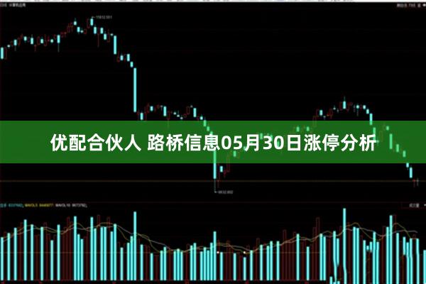 优配合伙人 路桥信息05月30日涨停分析