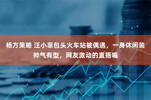 杨方策略 汪小菲包头火车站被偶遇，一身休闲装帅气有型，网友激动的直捂嘴