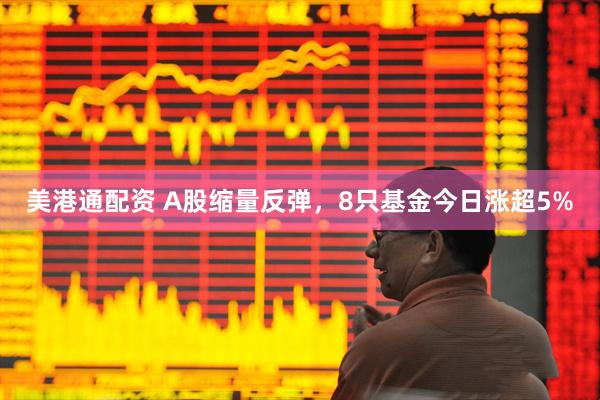 美港通配资 A股缩量反弹，8只基金今日涨超5%