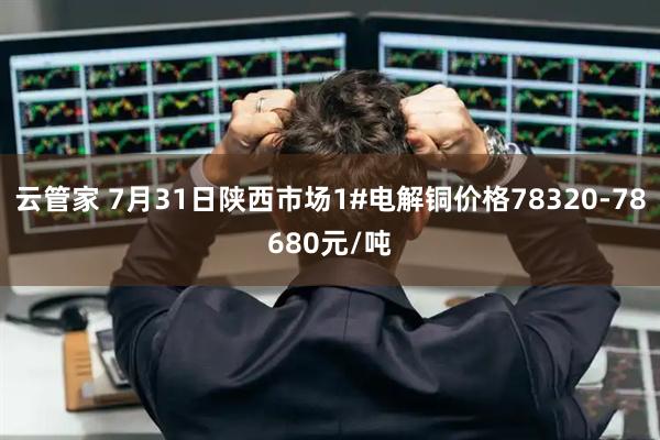 云管家 7月31日陕西市场1#电解铜价格78320-78680元/吨